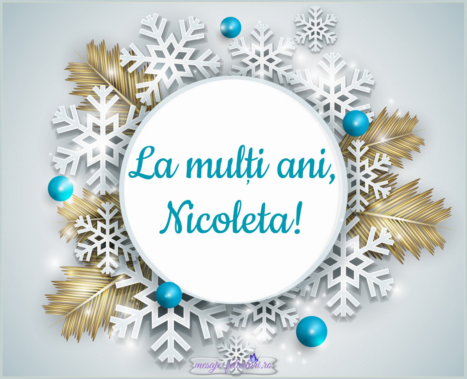 La multi ani, Nicoleta!